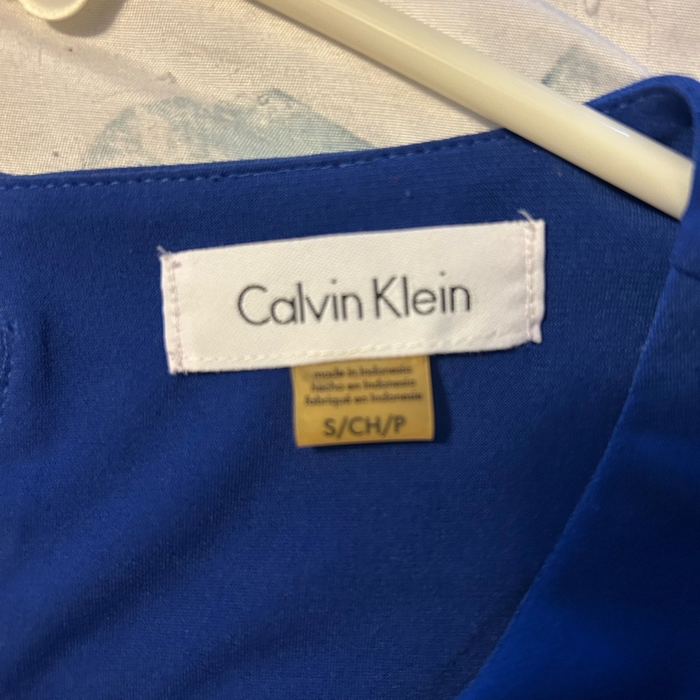 Calvin Klein Royal Blue Tank Top Blouse - Picture 3 of 3